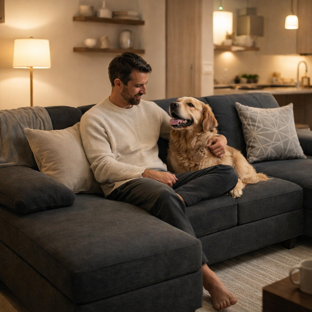The Slate Double Chaise Sectional